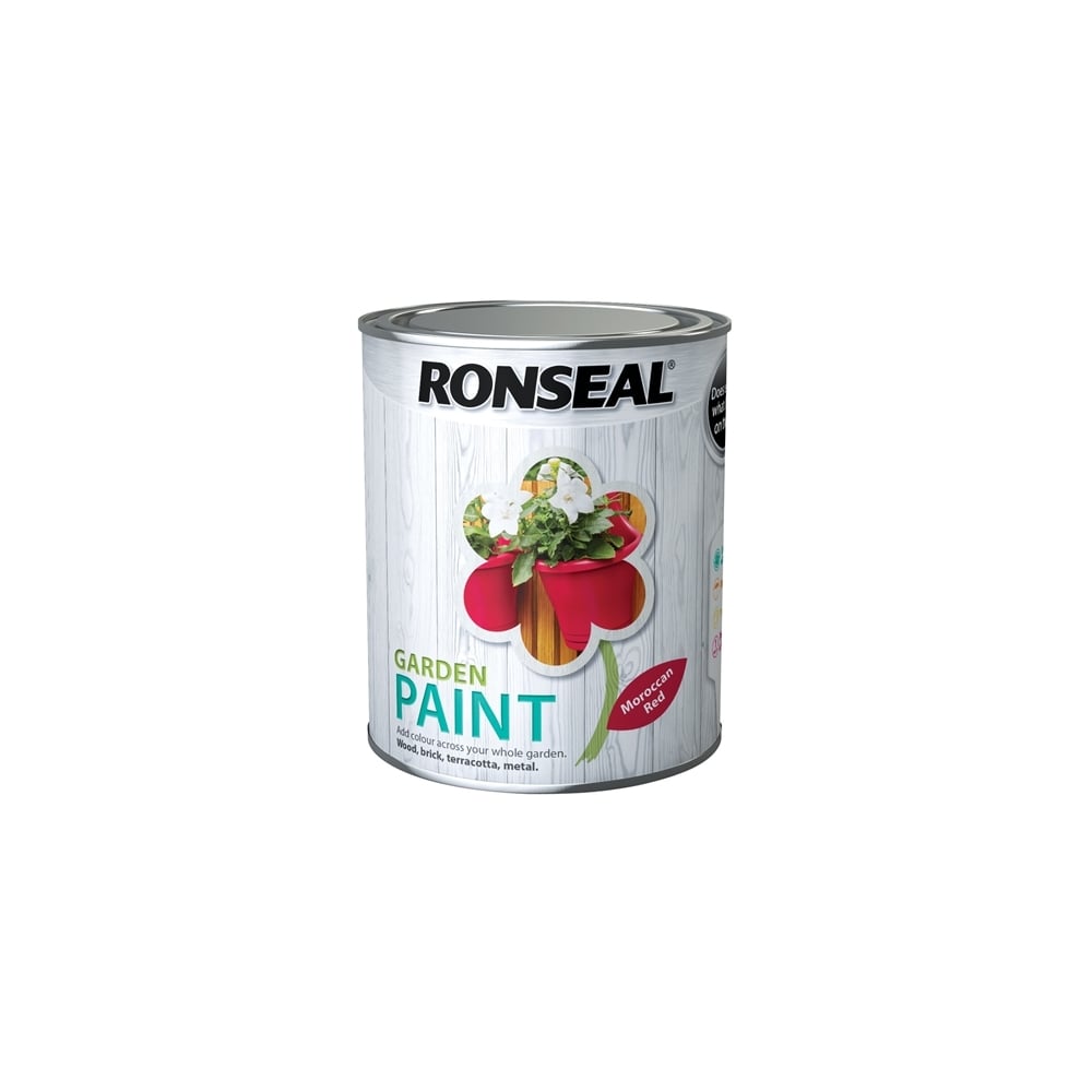 Ronseal Garden Paint Moroccan Red 750ml