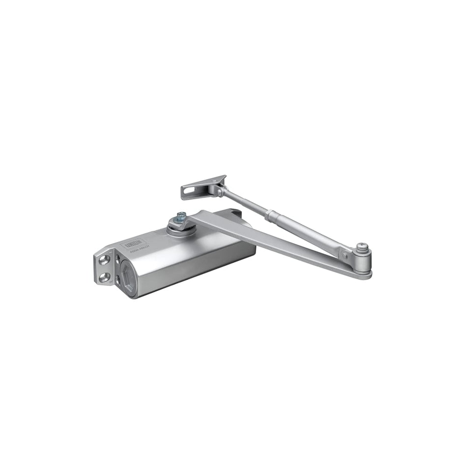 UNION CE3F Fixed Size 3 Rack & Pinion Door Closer Silver
