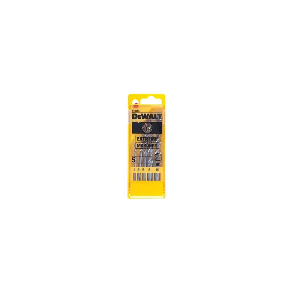 DEWALT Extreme Masonry Drill Bit Set 5 Piece