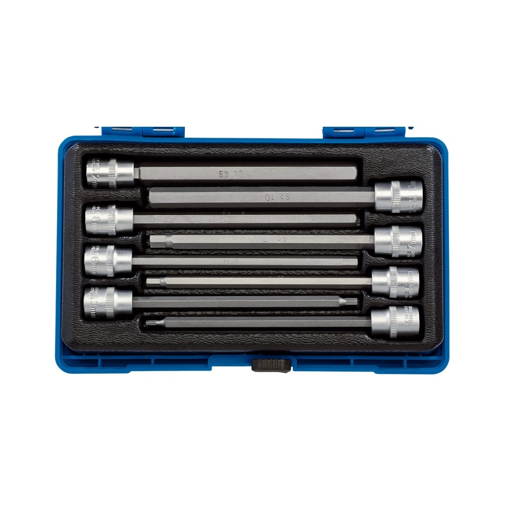 DRAPER 3/8" Sq. Dr. Hexagonal Socket Bit Set (8 piece) : Model No. D-HEX/8/150