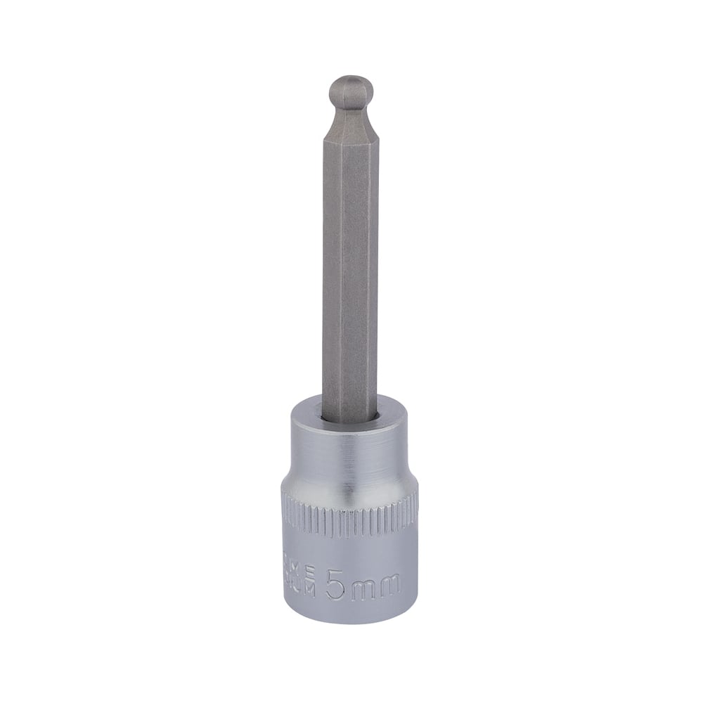 DRAPER 3/8" Sq. Dr. Ball End Hexagonal Socket Bits (5mm) : Model No. D-HEX-BALL/B