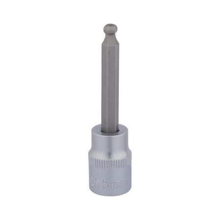 DRAPER 3/8" Sq. Dr. Ball End Hexagonal Socket Bits (5mm) : Model No. D-HEX-BALL/B