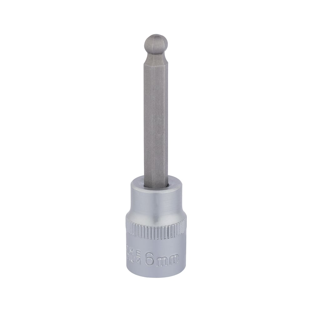 DRAPER 3/8" Sq. Dr. Ball End Hexagonal Socket Bits (6mm) : Model No. D-HEX-BALL/B
