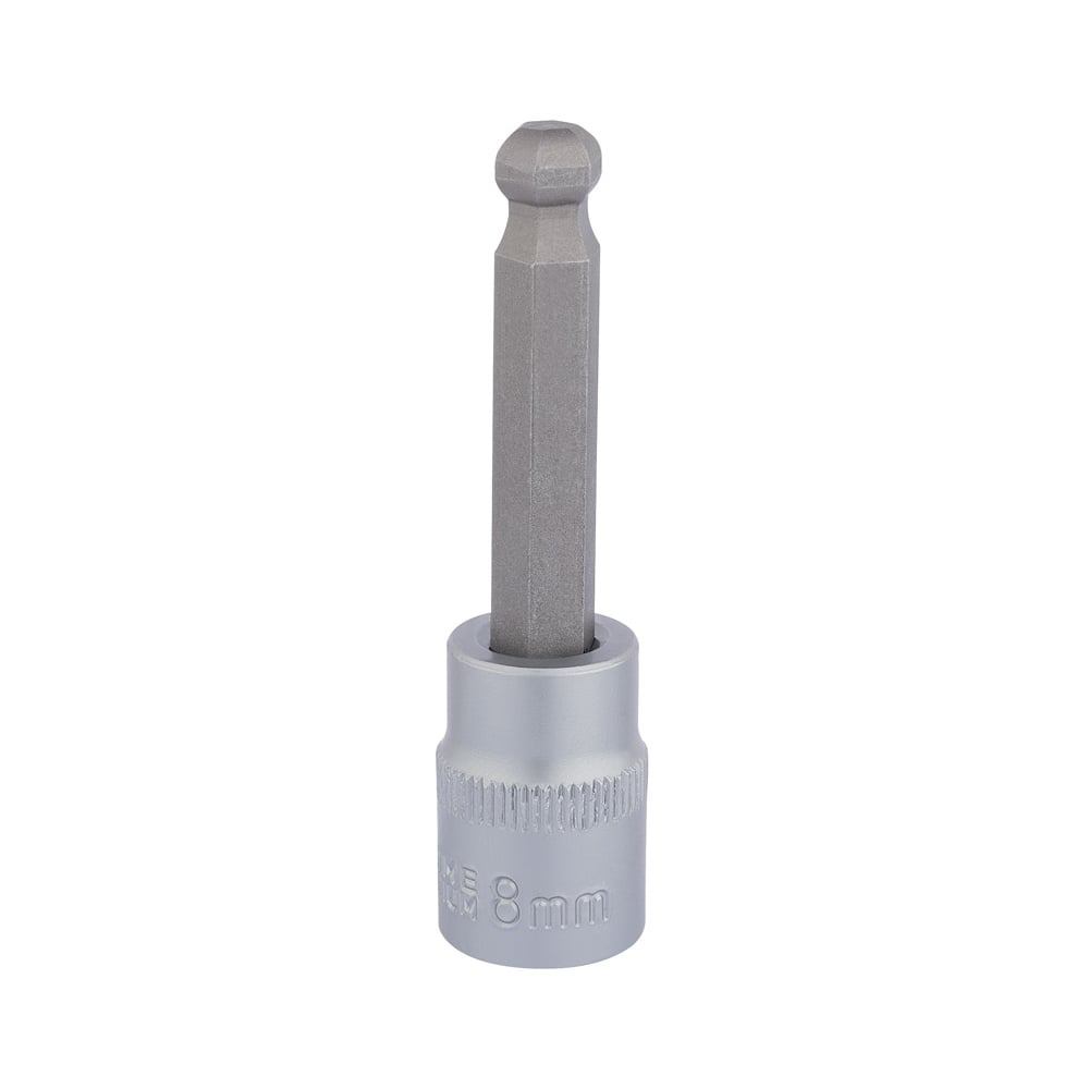 DRAPER 3/8" Sq. Dr. Ball End Hexagonal Socket Bits (8mm) : Model No. D-HEX-BALL/B