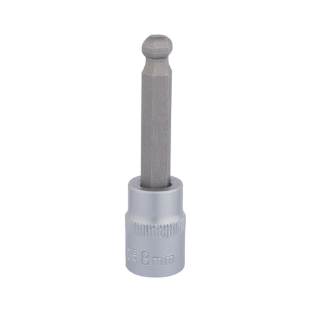 DRAPER 3/8" Sq. Dr. Ball End Hexagonal Socket Bits (8mm) : Model No. D-HEX-BALL/B