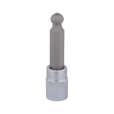 DRAPER 3/8" Sq. Dr. Ball End Hexagonal Socket Bits (9mm) : Model No. D-HEX-BALL/B