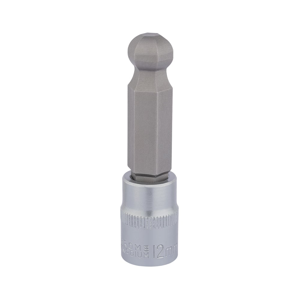 DRAPER 3/8" Sq. Dr. Ball End Hexagonal Socket Bits (12mm) : Model No. D-HEX-BALL/B