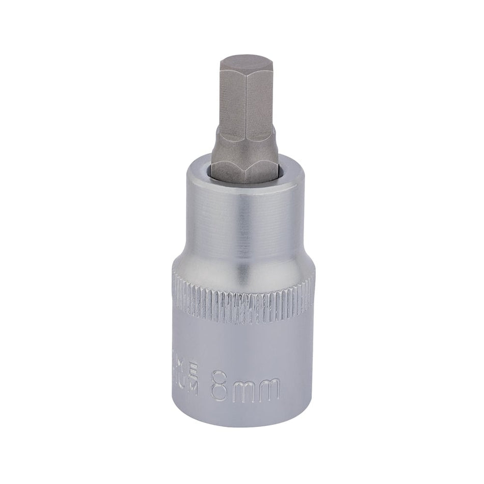 DRAPER 1/2" Sq. Dr. Hexagonal Socket Bits (8mm) : Model No. H-HEX/B
