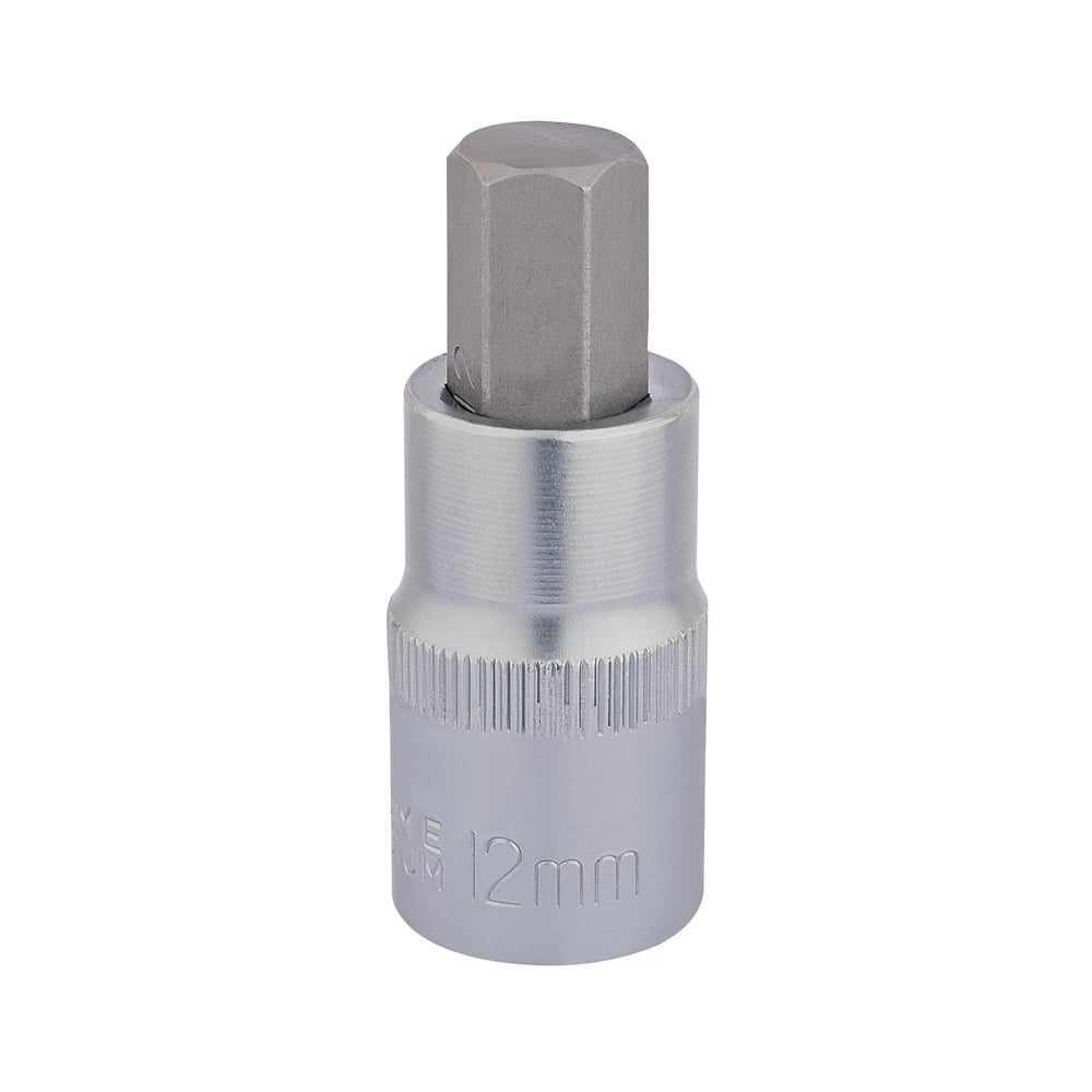 DRAPER 1/2" Sq. Dr. Hexagonal Socket Bits (12mm) : Model No. H-HEX/B