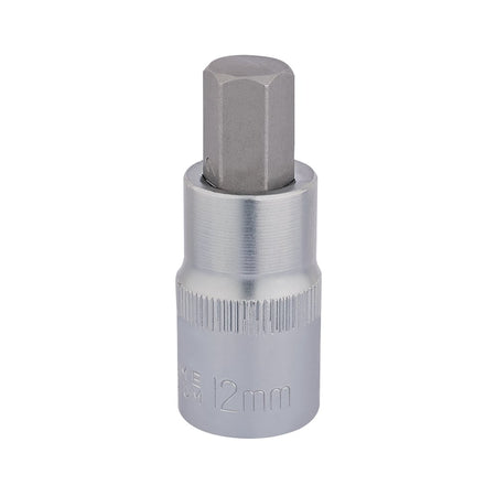 DRAPER 1/2" Sq. Dr. Hexagonal Socket Bits (12mm) : Model No. H-HEX/B