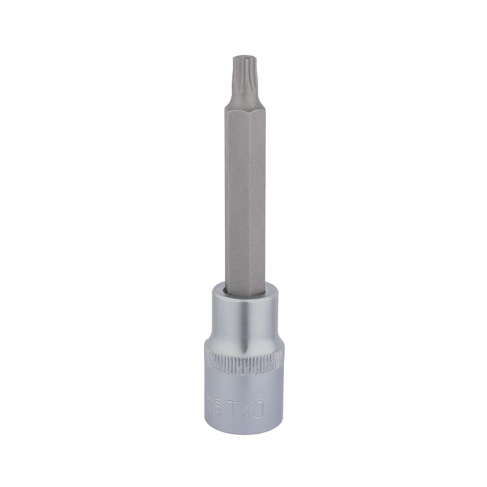 DRAPER T40 x 100mm 1/2" Square Drive Draper TX-STAR Socket Bit : Model No. H-TX/B