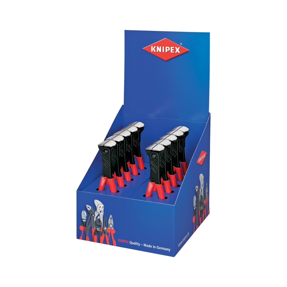 Knipex Countertop Display of 10 x 200mm End Cutting Pliers : Model No. 00 19 19 V01