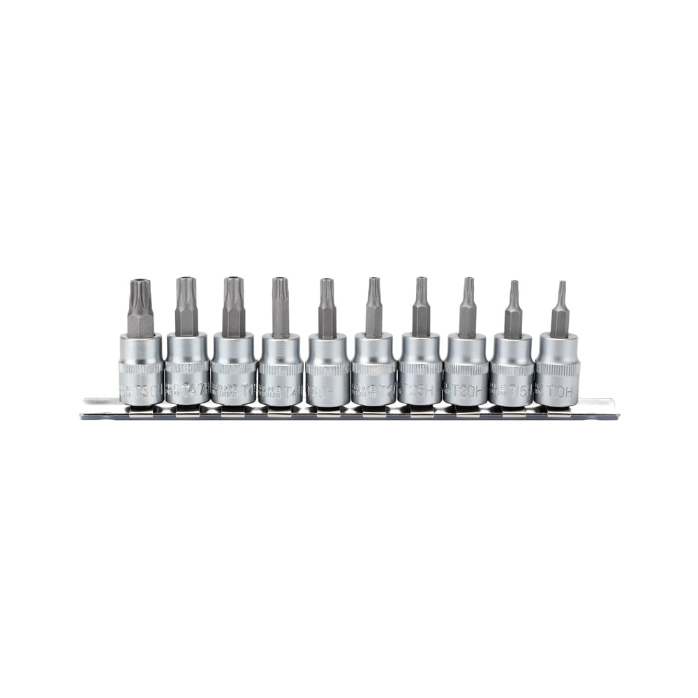 DRAPER 3/8" Sq. Dr. 48mm long Draper TX STAR Security Socket Bit Set (10 Piece) : Model No. D-TXT/10/55
