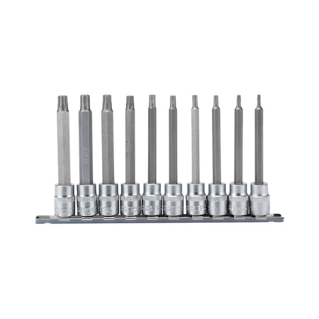 DRAPER 3/8" Sq. Dr. Draper TX STAR Plus Socket Bit Set (10 Piece) : Model No. D-TXP/10/100