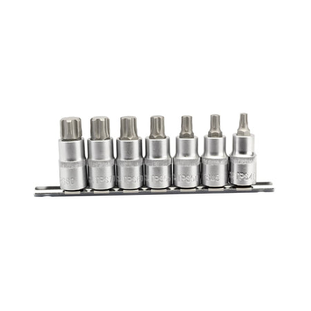 DRAPER 1/2" Sq. Dr. Draper TX STAR Plus Socket Bit Set (7 Piece) : Model No. H-TXP/7/50