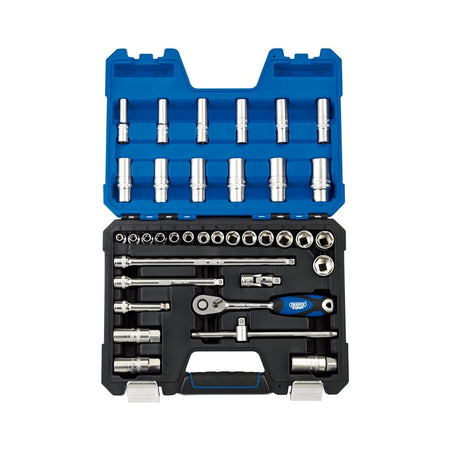 DRAPER 3/8" Sq. Dr. Metric Socket Set (36 Piece) : Model No. D36MN/SG