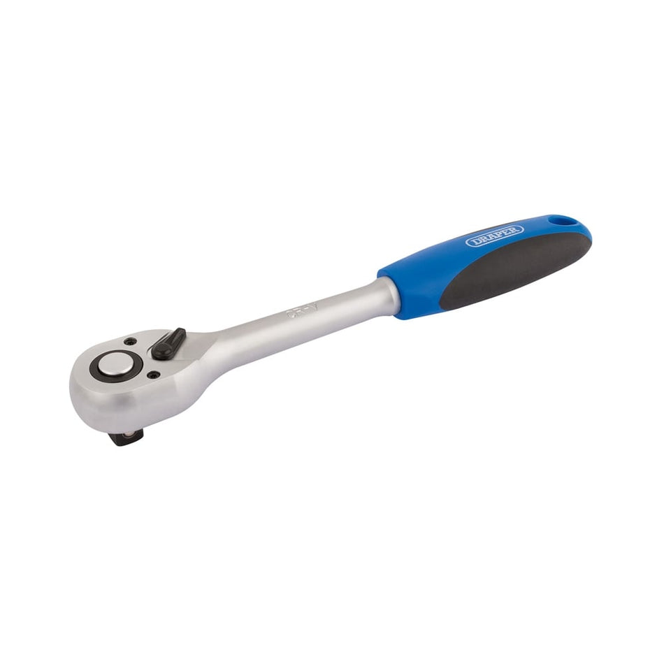 DRAPER 1/2" Sq. Dr. 72 Tooth Reversible Soft Grip Ratchets : Model No. HD72