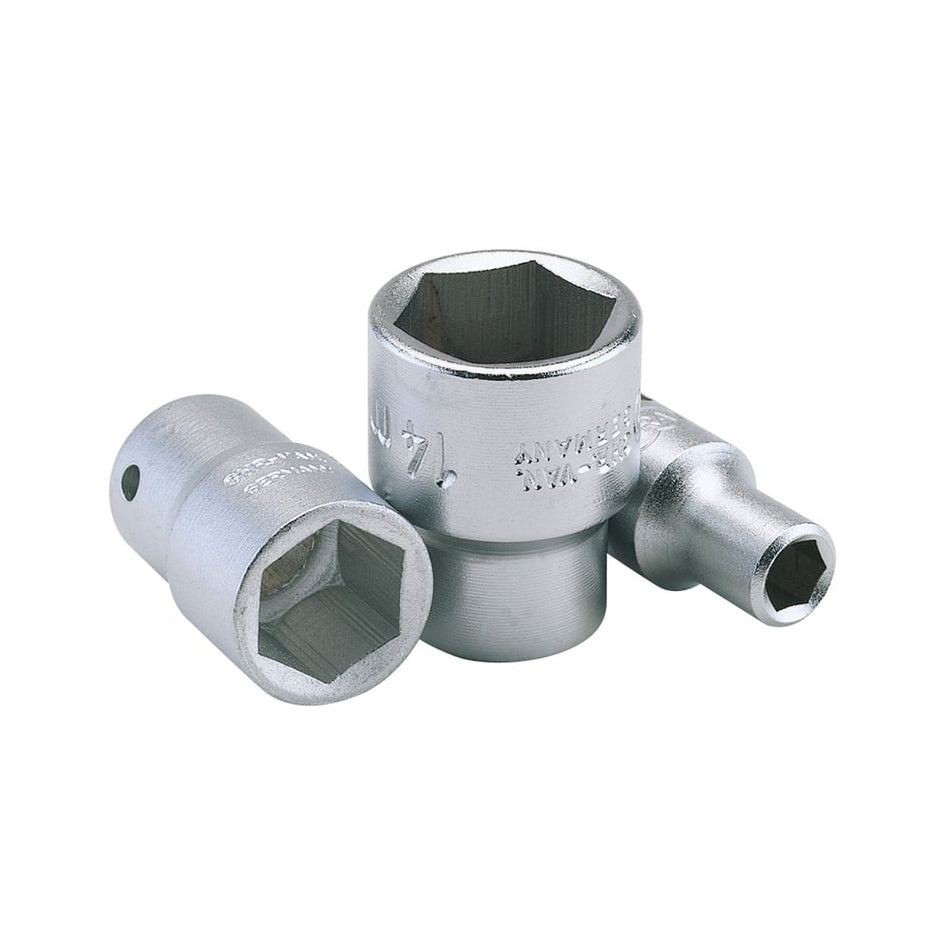 5mm 1/4" Square Drive Elora Hexagon Socket : Model No. 1455