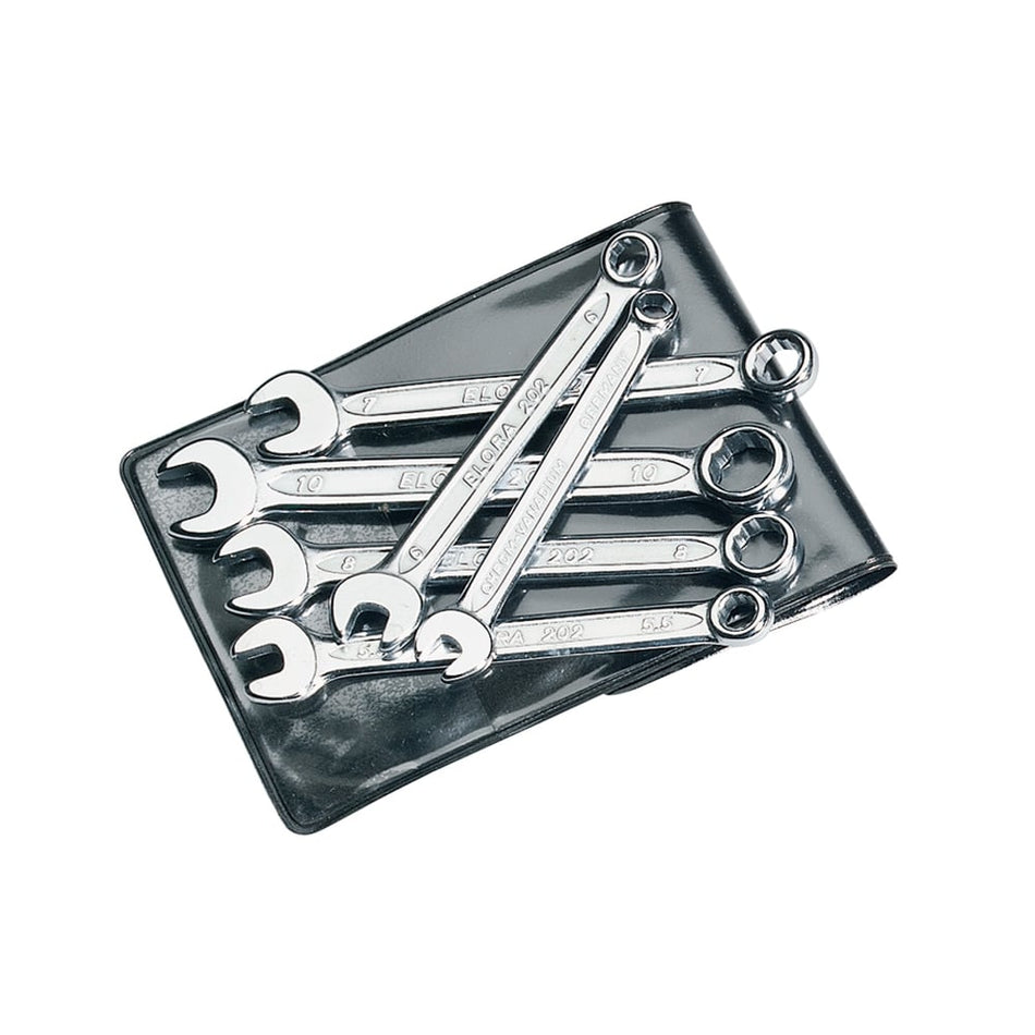Elora Midget Metric Combination Spanner Set (6 Piece) : Model No. 202 S6M