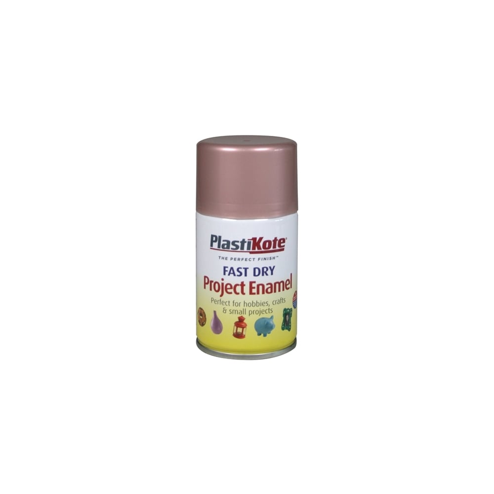 Plasti-kote Fast Dry Enamel Aerosol Rose Gold 100ml
