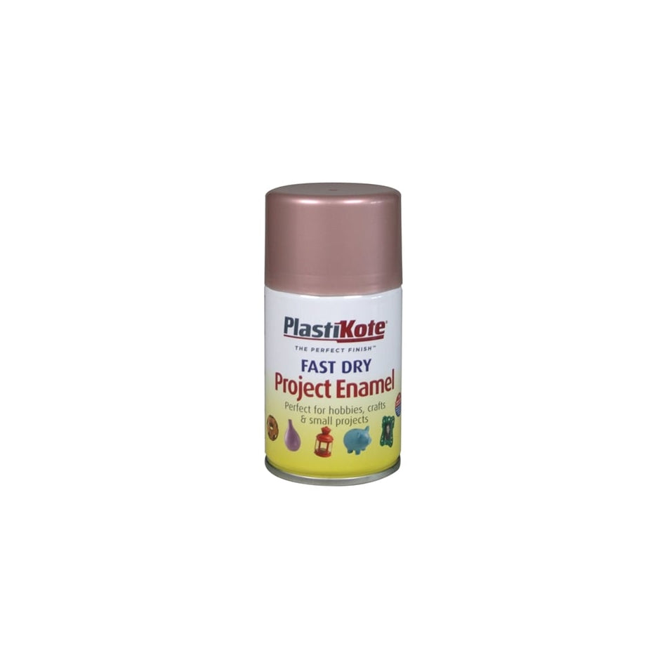 Plasti-kote Fast Dry Enamel Aerosol Rose Gold 100ml