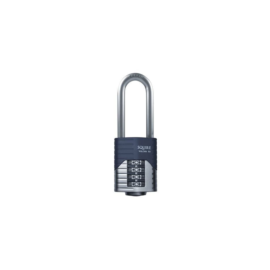 Henry Squire Vulcan Long Boron Shackle Combination Padlock 40mm