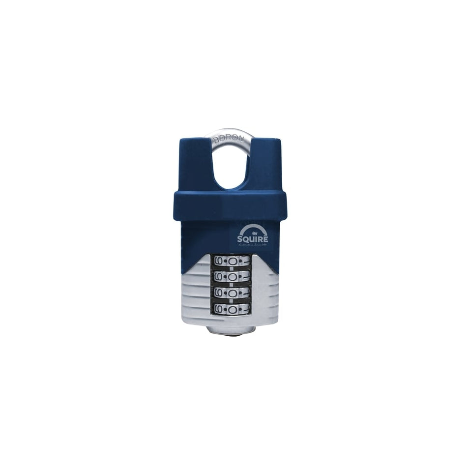 Henry Squire Vulcan Closed Boron Shackle Combination Padlock 50mm