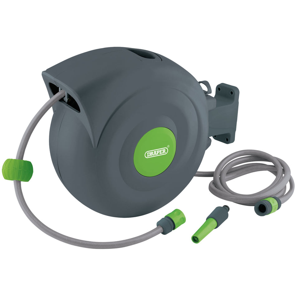 DRAPER Retractable Garden Hose Reel (20M) : Model No. RGH20