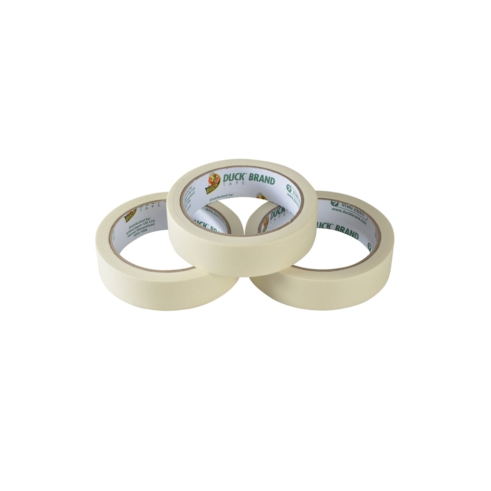 Shurtape Duck TapeÂ® All Purpose Masking Tape 25mm x 25m Pack of 3