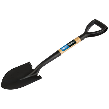 DRAPER Round Point Mini Shovel with Wood Shaft: Model No. MSRP