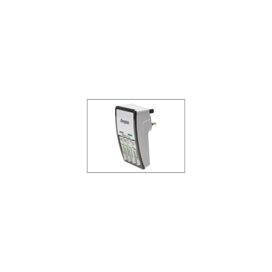 Energizer Compact Charger + 4 x AA 1300 mAh Batteries