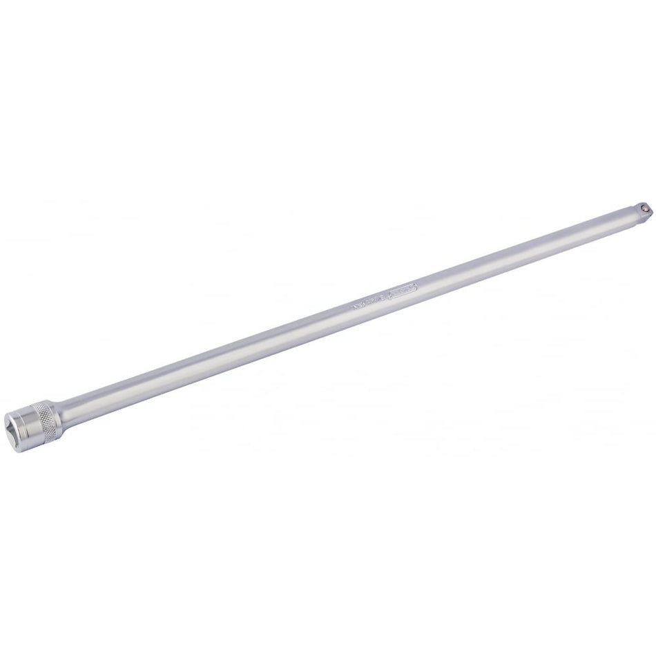 DRAPER 1/2" Square Drive Satin Chrome Wobble Extension Bar (500mm): Model No. H-WEXT/MS