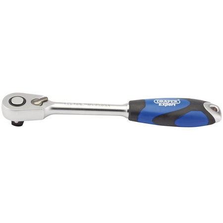 DRAPER 1/2" Sq. Dr. 60 Tooth Micro Head Reversible Soft Grip Ratchet: Model No. H60MH/SG