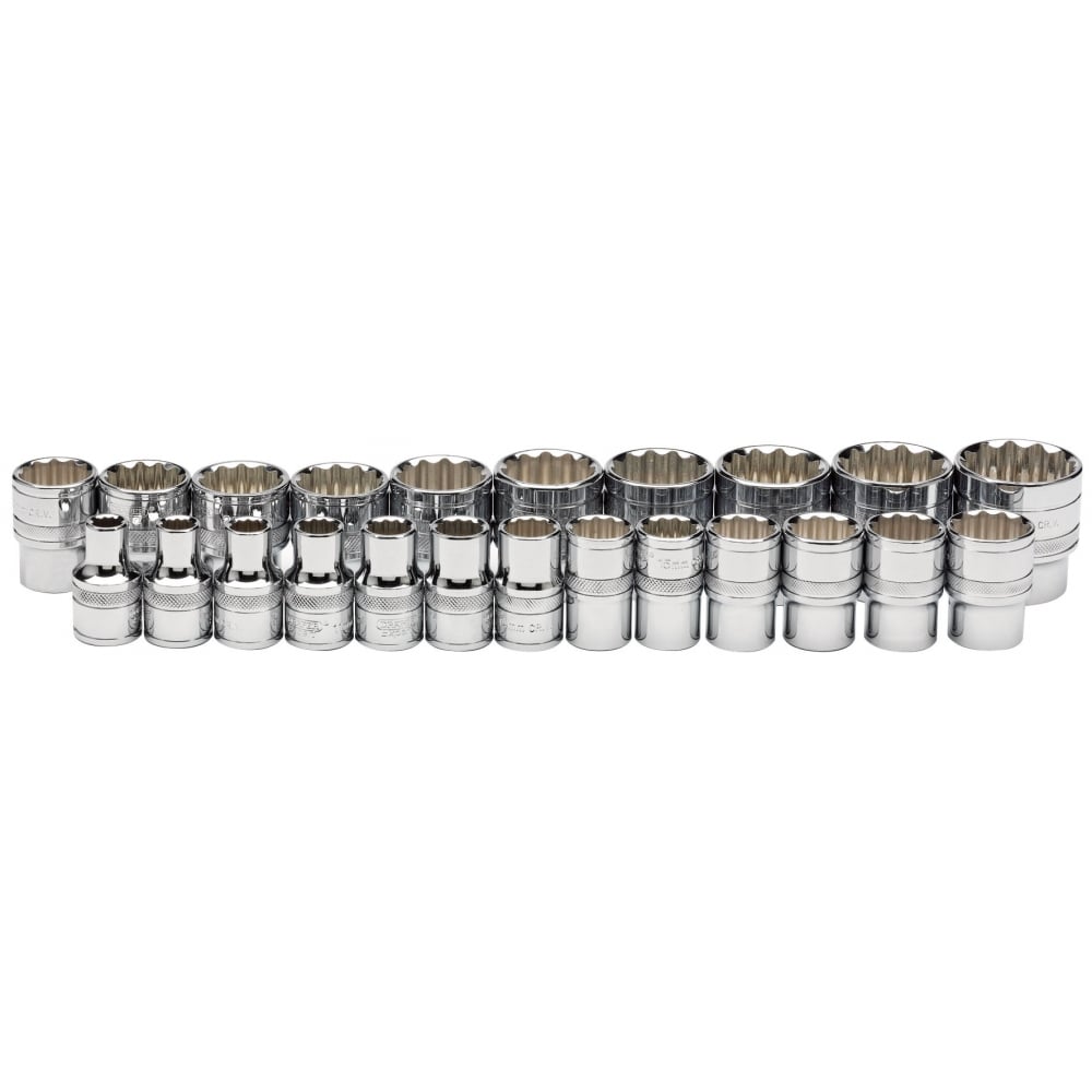 DRAPER 1/2" Sq. Dr. Loose Metric Sockets (23 pieces): Model No. H23M/C