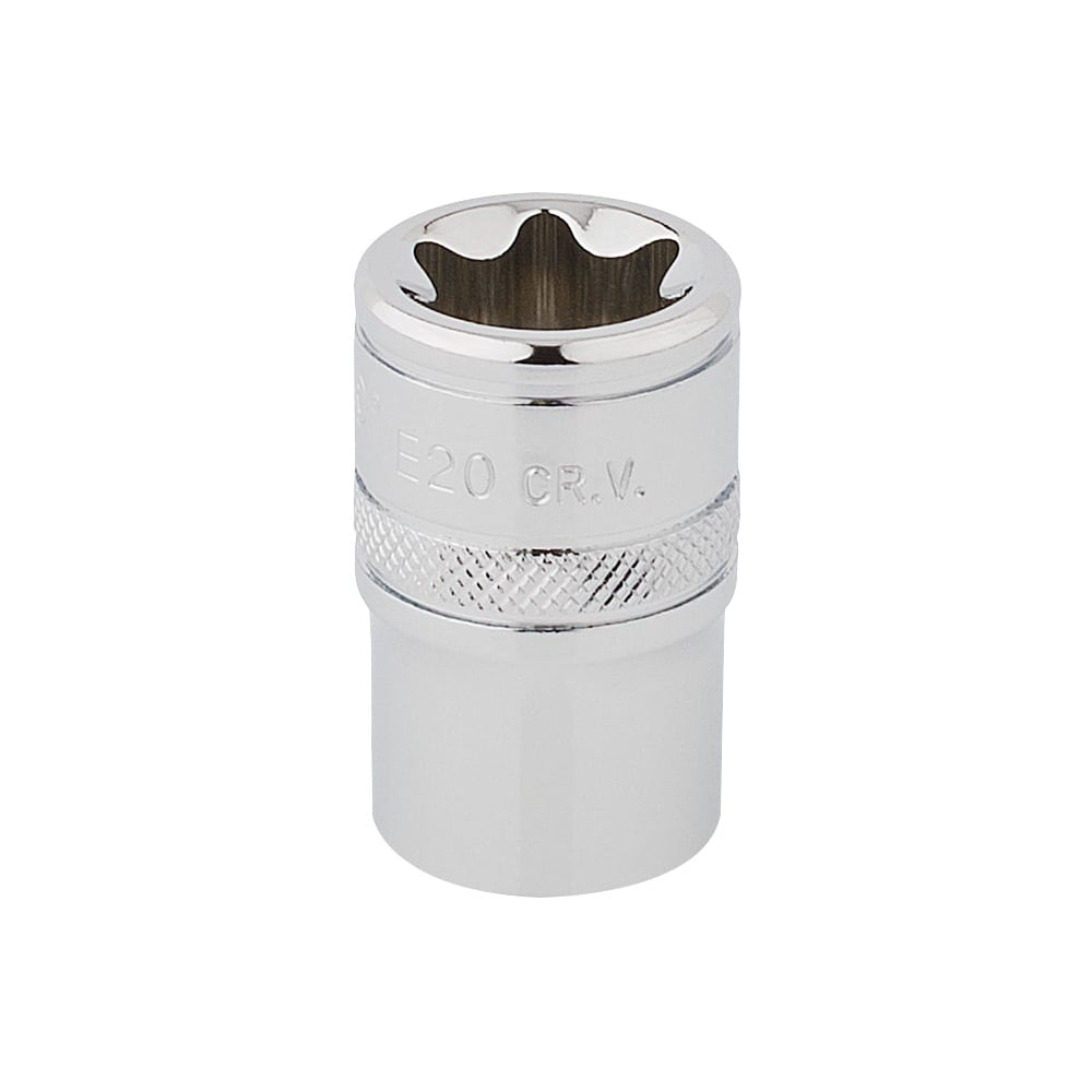DRAPER 1/2" Square Drive Draper TX-STAR Socket (E20): Model No. TS12/B