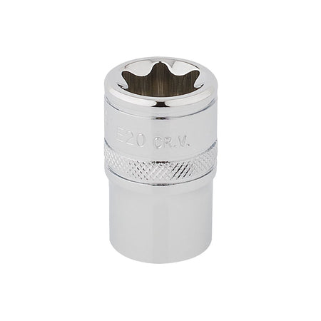 DRAPER 1/2" Square Drive Draper TX-STAR Socket (E20): Model No. TS12/B