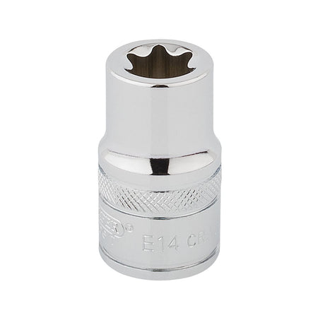 DRAPER 1/2" Square Drive Draper TX-STAR Socket (E14): Model No. TS12/B