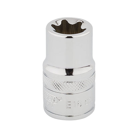 DRAPER 1/2" Square Drive Draper TX-STAR Socket (E16): Model No. TS12/B