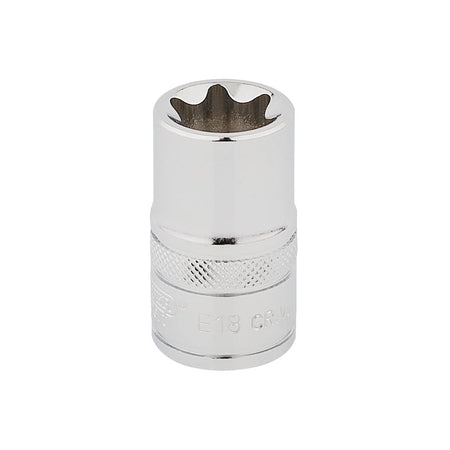 DRAPER 1/2" Square Drive Draper TX-STAR Socket (E18): Model No. TS12/B
