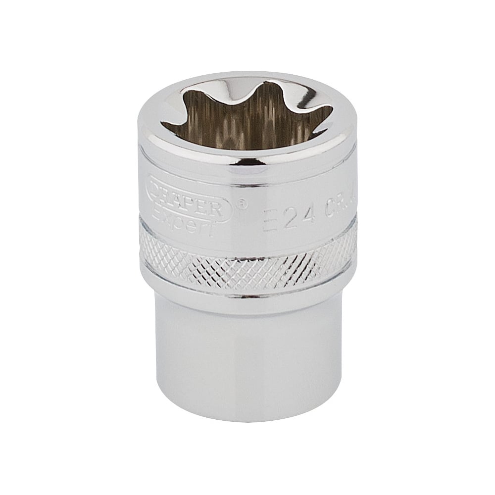 DRAPER 1/2" Square Drive Draper TX-STAR Socket (E24): Model No. TS12/B