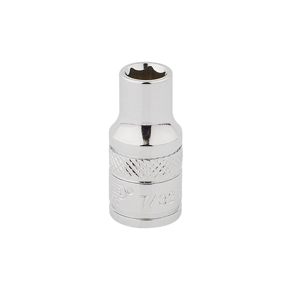 DRAPER 1/4" Square Drive Hi-Torq 12 Point Socket (7/32"): Model No. B-AF