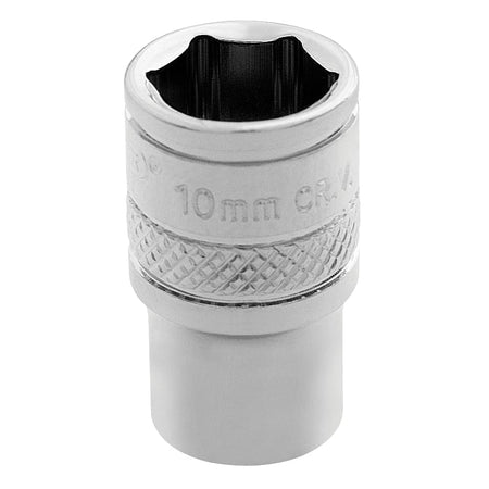 DRAPER 1/4" Square Drive Hi-Torq 6 Point Socket (10mm): Model No. B-MM/B
