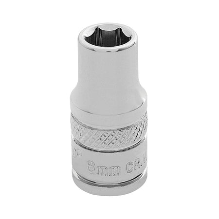 DRAPER 1/4" Square Drive Hi-Torq 6 Point Socket (6.0mm): Model No. B-MM/B