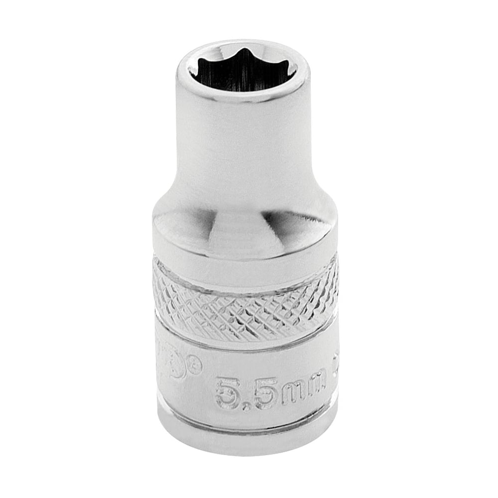 DRAPER 1/4" Square Drive Hi-Torq 6 Point Socket (5.5mm): Model No. B-MM/B