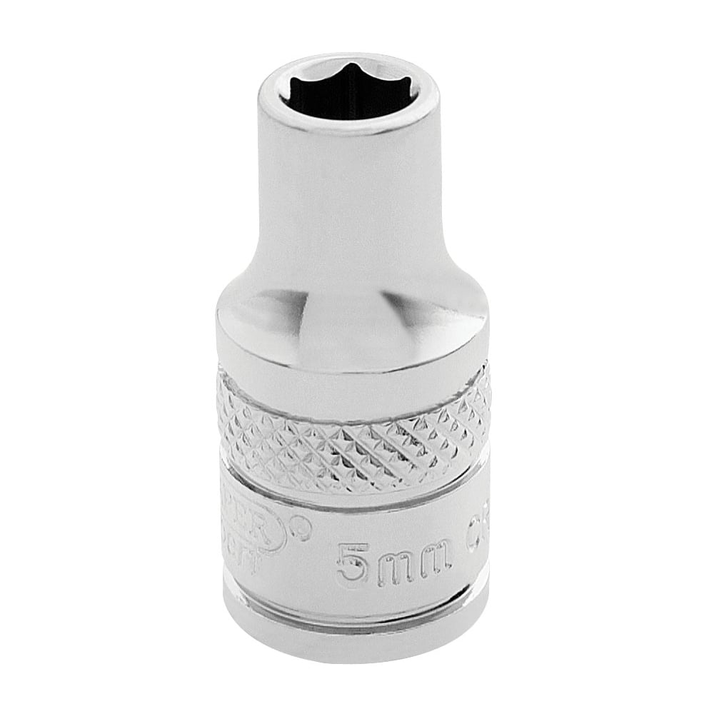 DRAPER 1/4" Square Drive Hi-Torq 6 Point Socket (5.0mm): Model No. B-MM/B