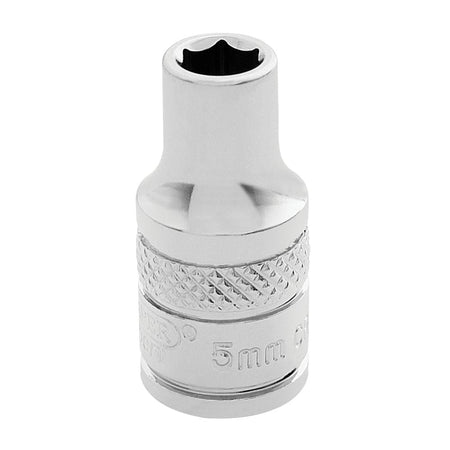 DRAPER 1/4" Square Drive Hi-Torq 6 Point Socket (5.0mm): Model No. B-MM/B