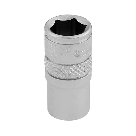 DRAPER 1/4" Square Drive Socket (8mm): Model No. B-MM/MS