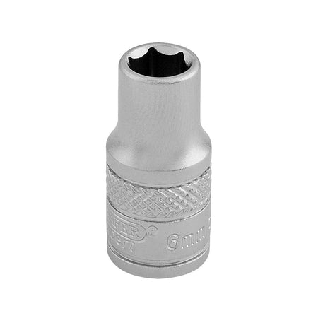 DRAPER 1/4" Square Drive Socket (6mm): Model No. B-MM/MS