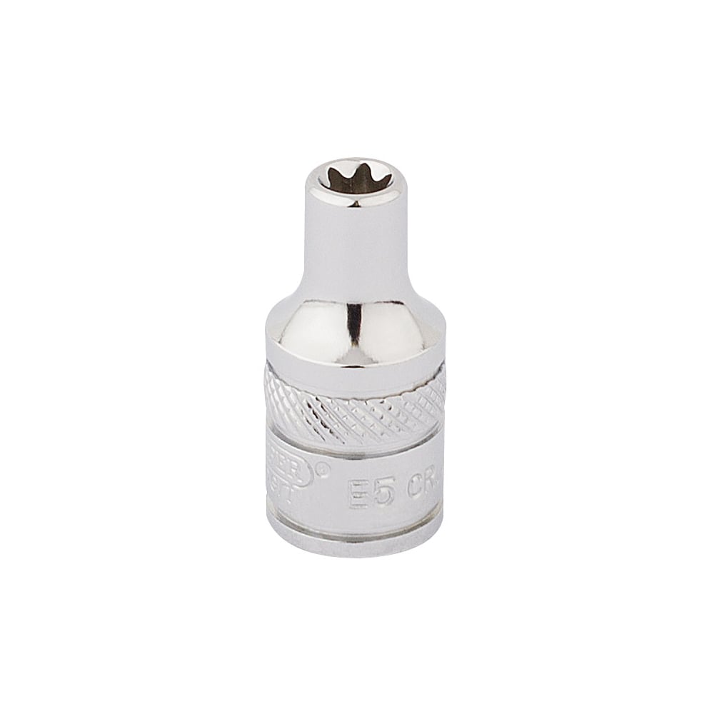 DRAPER 1/4" Square Drive Draper TX-STAR Socket (E5): Model No. TS14/B
