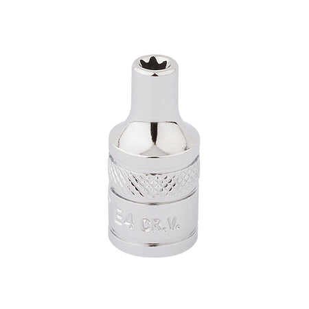DRAPER 1/4" Square Drive Draper TX-STAR Socket (E4): Model No. TS14/B